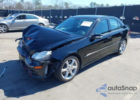 2007 Mercedes-Benz C 230 Sport из США, поврежденный, VIN WDBRF52H67F880746